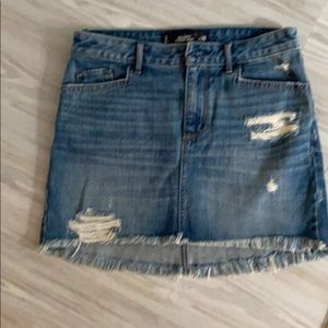 Hollister five pocket Jean skirt